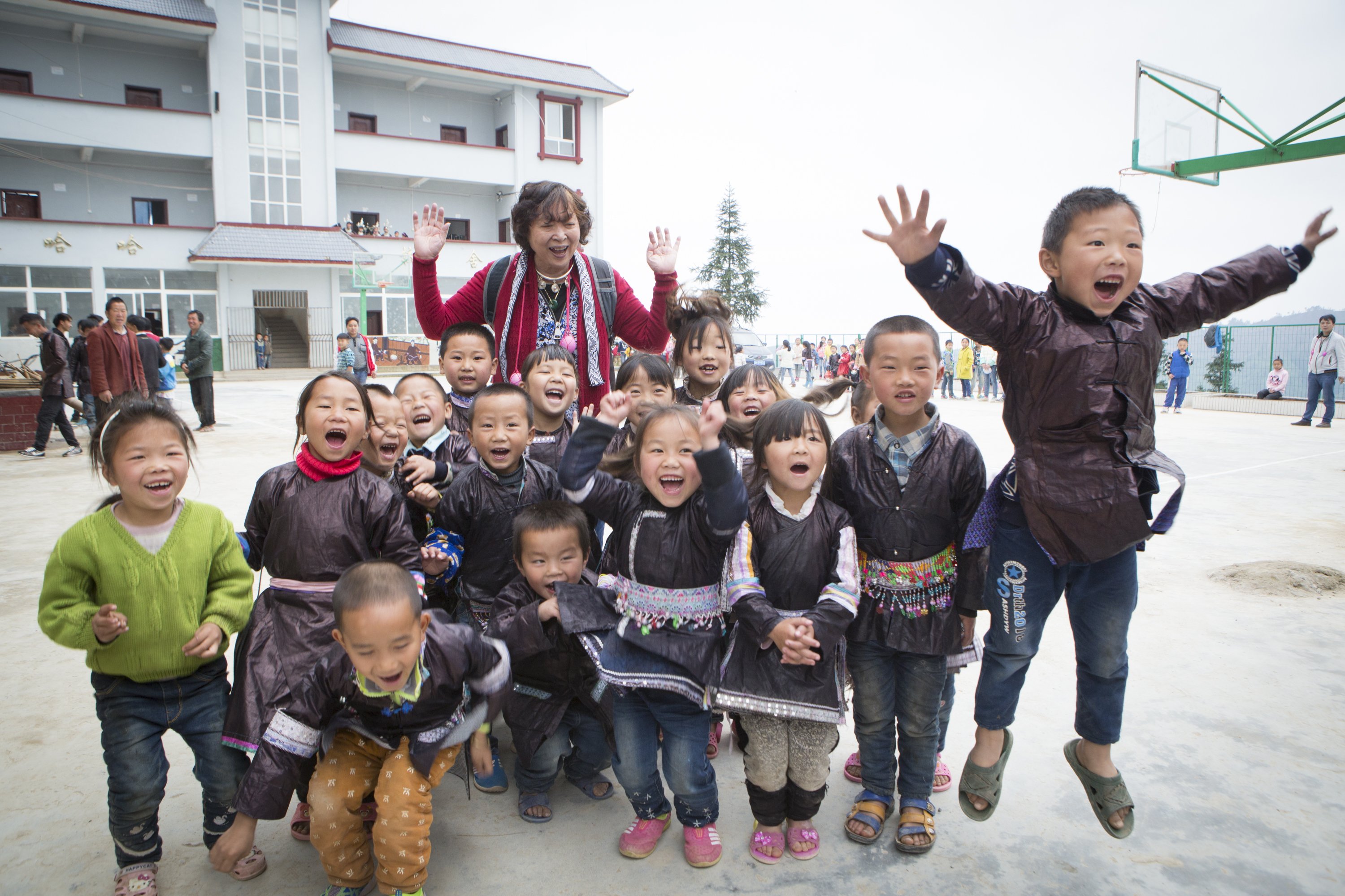 Jubilant times with students